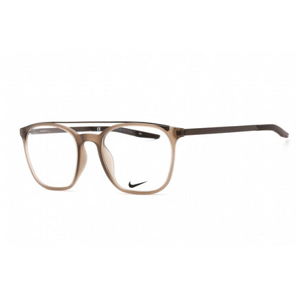 Nike Unisex Eyeglasses - Matte Baroque Brown Plastic Rectangular Frame | Nike 7281 206 ,