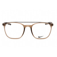 Nike Unisex Eyeglasses - Matte Baroque Brown Plastic Rectangular Frame | Nike 7281 206 ,