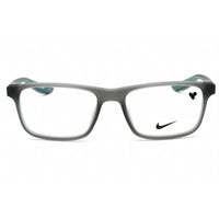 Nike Unisex Eyeglasses - Matte Dark Grey Plastic Rectangular Frame | NIKE 7046 034 ,