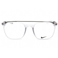 Nike Unisex Eyeglasses - Matte Wolf Grey Plastic Rectangular Frame | Nike 7281 032 ,
