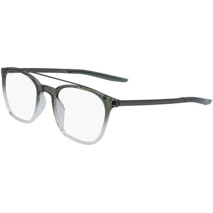 Nike Unisex Eyeglasses - Mineral Spruce Fade Square Full-Rim Frame | NIKE 7281 301 ,
