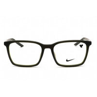 Nike Unisex Eyeglasses - Rectangular Shape Matte Sequoia Plastic Frame | NIKE 7256 302 ,