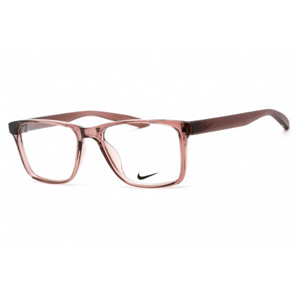 Nike Unisex Eyeglasses - Rectangular Shape Smokey Mauve Plastic Frame | NIKE 7300 250 ,