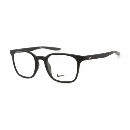Nike Unisex Eyeglasses - Square Matte Black/Dark Grey Plastic Frame | NIKE 7115 004 ,