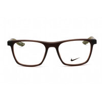 Nike Unisex Eyeglasses - Square Shape Matte Brown Basalt Plastic Frame | NIKE 7039 201 ,