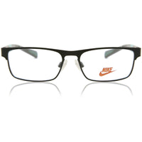 Nike Unisex Eyeglasses - Stn Black-Hyper Jade Rectangular Frame | NIKE 5574 18 ,
