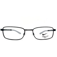 Nike Unisex Eyeglasses - Stn Navy and Wolf Grey Rectangular Frame | NIKE 4640 425 ,