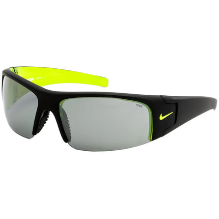 Nike Unisex Sunglasses - Matte Black and Volt Acetate Frame | (EV0325 DIVERGE 007) ,