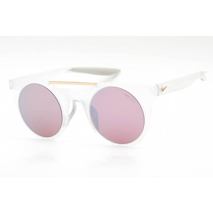 Nike Unisex Sunglasses - Matte Clear Plastic Round | NIKE BANDIT RISE 20 M CW7466 975 ,