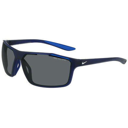 Nike Unisex Sunglasses - Matte Midnight Navy Frame | (NIKE WINDSTORM CW4674 410) ,