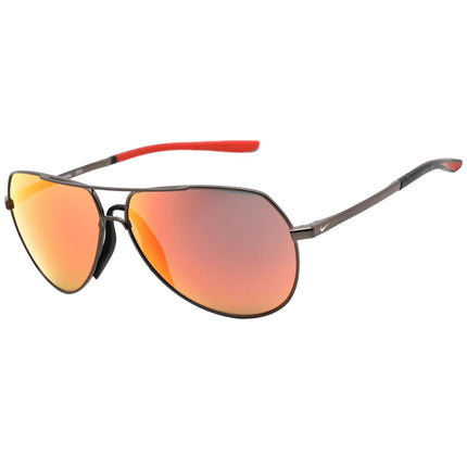 Nike Unisex Sunglasses - Red Mirrored Lens Metal | (NIKE OUTRIDER 20 CW1300 901) ,