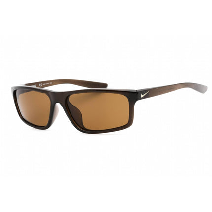 Nike Unisex Sunglasses - Velvet Brown/Light Bone Rectangular Shape Frame | CW4656 220 ,