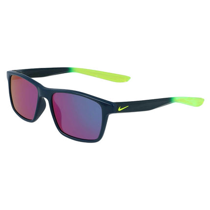 Nike Unisex Sunglasses - Violet Mirror Gradient Lens Plastic Square Frame | Whiz 300 ,
