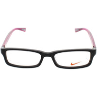 Nike Women's Eyeglasses - Black Hyper Violet Plastic Rectangular Frame | NIKE 5013 2 ,