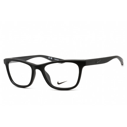 Nike Women's Eyeglasses - Full Rim Cat Eye Matte Black Plastic Frame | NIKE 7047 001 ,