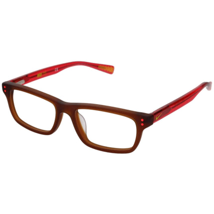 Nike Women's Eyeglasses - Solar Red Rectangular Full-Rim Frame, 48 mm | NIKE 5535 710 ,