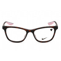 Nike Women's Eyeglasses - Tortoise/Matte Black Plastic Rectangular | NIKE 7047 239 ,