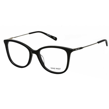 Nine West Women's Eyeglasses - Black Cat-Eye Full-Rim Plastic Frame | NW8010 001 ,