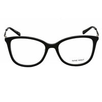 Nine West Women's Eyeglasses - Black Cat-Eye Full-Rim Plastic Frame | NW8010 001 ,
