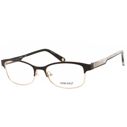 Nine West Women's Eyeglasses - Brown Rectangular Frame Clear Demo Lens | NW1094 200 ,