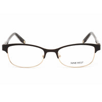 Nine West Women's Eyeglasses - Brown Rectangular Frame Clear Demo Lens | NW1094 200 ,