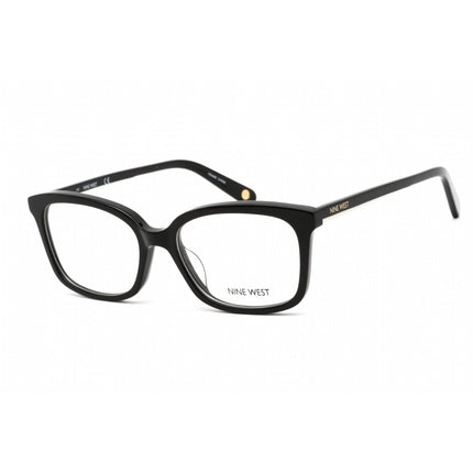 Nine West Women's Eyeglasses - Clear Demo Lens Black Plastic Square Frame | NW5178 001 ,