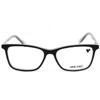 Nine West Women's Eyeglasses - Clear Demo Lens Black Rectangular Frame | NW5166 001 ,