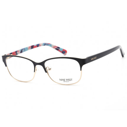 Nine West Women's Eyeglasses - Clear Demo Lens Navy Rectangular Frame | NW1088 400 ,