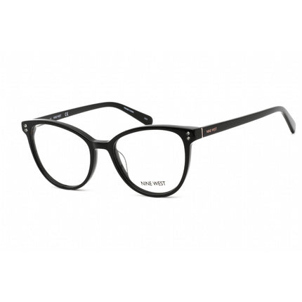 Nine West Women's Eyeglasses - Clear Lens Black Plastic Cat Eye Frame | NW5196 001 ,