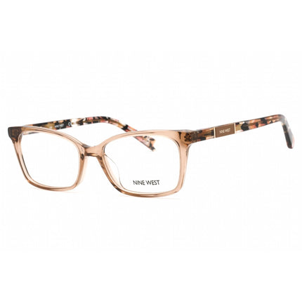 Nine West Women's Eyeglasses - Crystal Camel Plastic Rectangular Frame | NW5189 220 ,