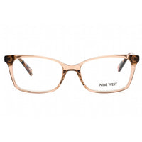 Nine West Women's Eyeglasses - Crystal Camel Plastic Rectangular Frame | NW5189 220 ,