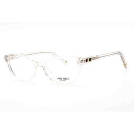 Nine West Women's Eyeglasses - Crystal Clear Plastic Rectangular Frame | NW5183 000 ,