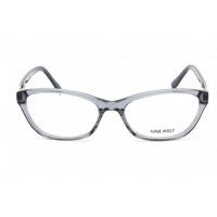Nine West Women's Eyeglasses - Crystal Slate Blue Acetate Cat Eye Frame | NW5203 408 ,
