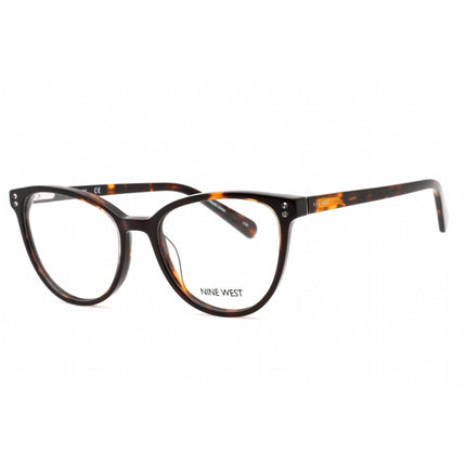 Nine West Women's Eyeglasses - Dark Tortoise Plastic Rectangular Frame | NW5196 237 ,