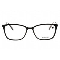Nine West Women's Eyeglasses - Full Rim Black Metal Rectangular Frame | NW1085 001 ,
