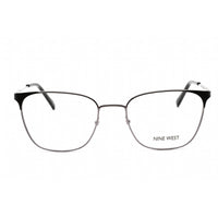 Nine West Women's Eyeglasses - Full Rim Black Metal Rectangular Frame | NW1096 001 ,