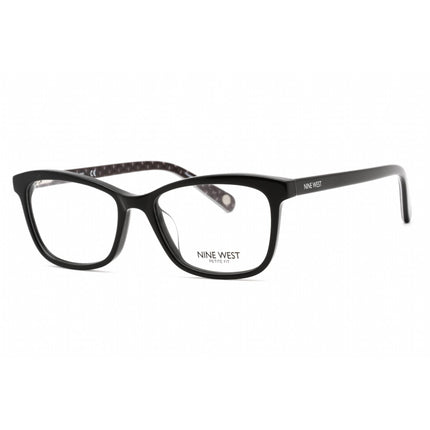 Nine West Women's Eyeglasses - Full Rim Black Plastic Rectangular Frame | NW5184 001 ,