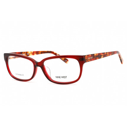 Nine West Women's Eyeglasses - Full Rim Burgundy Plastic Rectangular | NW5198X 650 ,
