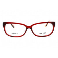 Nine West Women's Eyeglasses - Full Rim Burgundy Plastic Rectangular | NW5198X 650 ,