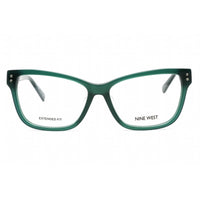 Nine West Women's Eyeglasses - Full Rim Emerald Plastic Cat Eye Frame | NW5197X 340 ,