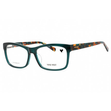 Nine West Women's Eyeglasses - Full Rim Emerald Plastic Rectangular | NW5193X 340 ,
