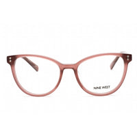 Nine West Women's Eyeglasses - Full Rim Rose Taupe Plastic Rectangular | NW5196 275 ,