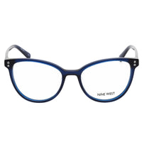 Nine West Women's Eyeglasses - Navy Cat-Eye Plastic Full-Rim Frame | NW5196 400 ,