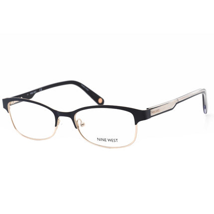 Nine West Women's Eyeglasses - Navy Rectangular Frame Clear Demo Lenses | NW1094 415 ,