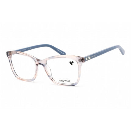 Nine West Women's Eyeglasses - Nude Blue Horn Acetate Cat Eye Shape Frame | NW5188 405 ,