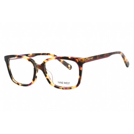 Nine West Women's Eyeglasses - Plum Tortoise Plastic Rectangular Frame | NW5178 515 ,
