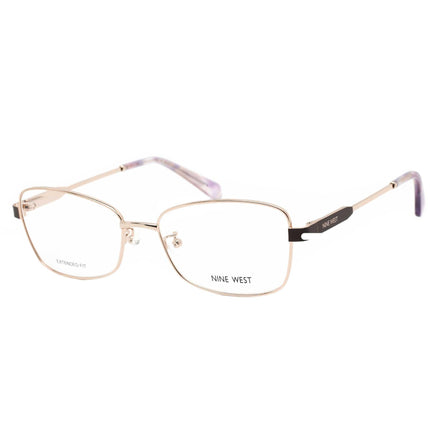 Nine West Women's Eyeglasses - Rose Gold Rectangular Full Rim Frame | NW1102X 770 ,