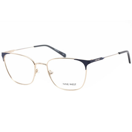Nine West Women's Eyeglasses - Slate Blue Rectangular Metal Frame | NW1096 430 ,
