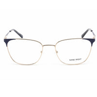 Nine West Women's Eyeglasses - Slate Blue Rectangular Metal Frame | NW1096 430 ,