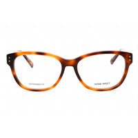 Nine West Women's Eyeglasses - Soft Tortoise Plastic Rectangular Frame | NW5192X 240 ,